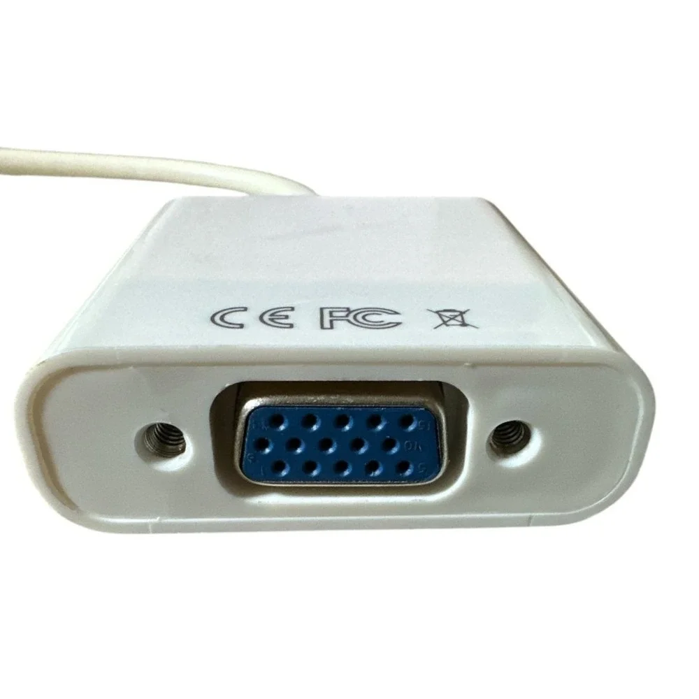 Thunderbolt Mini Display Port DP To VGA Cable Adapter for Apple iMac &‎ Mac Mini